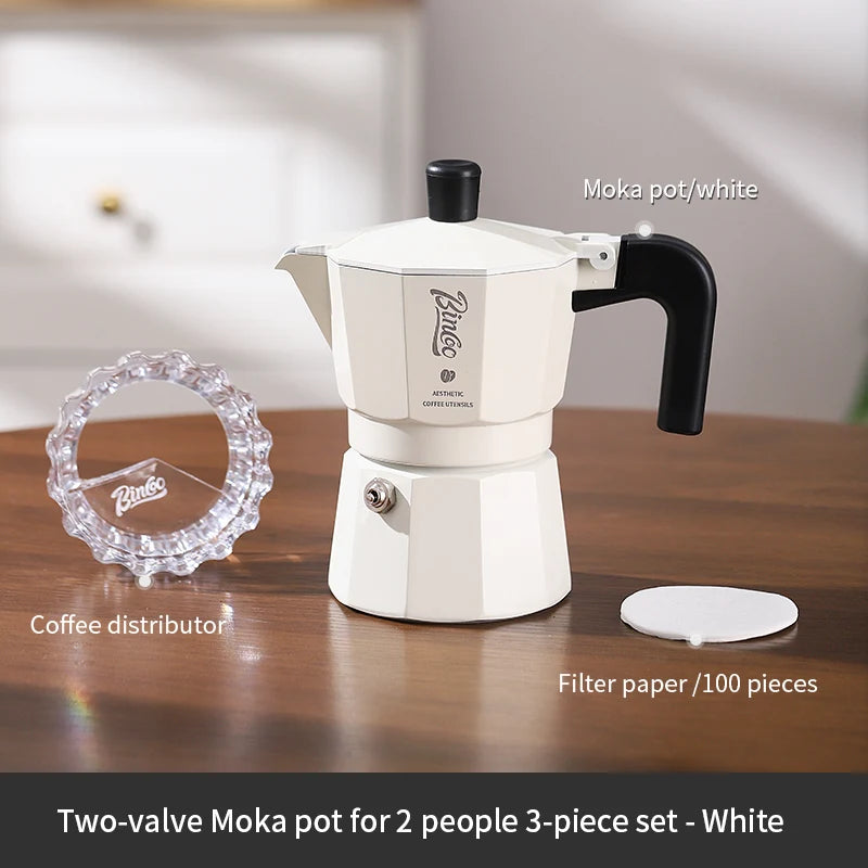 Double Valve Moka Pot – Just Coffee Electric Espresso Maker 220V 500W
