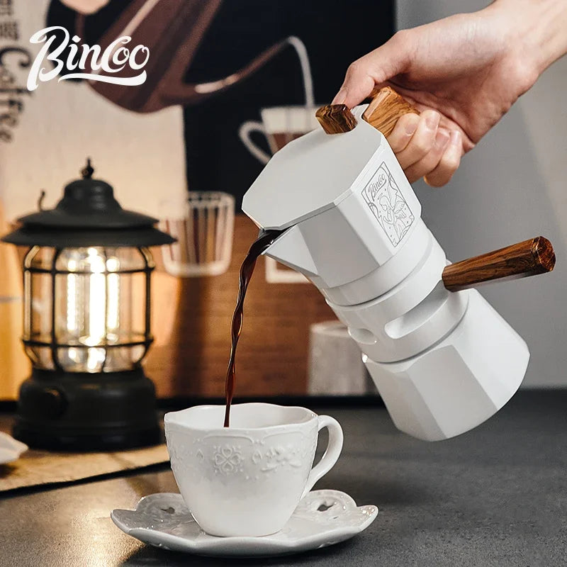 Thermostatic Double Valve Moka Pot – Just Coffee Multi-Serving Espresso Maker
