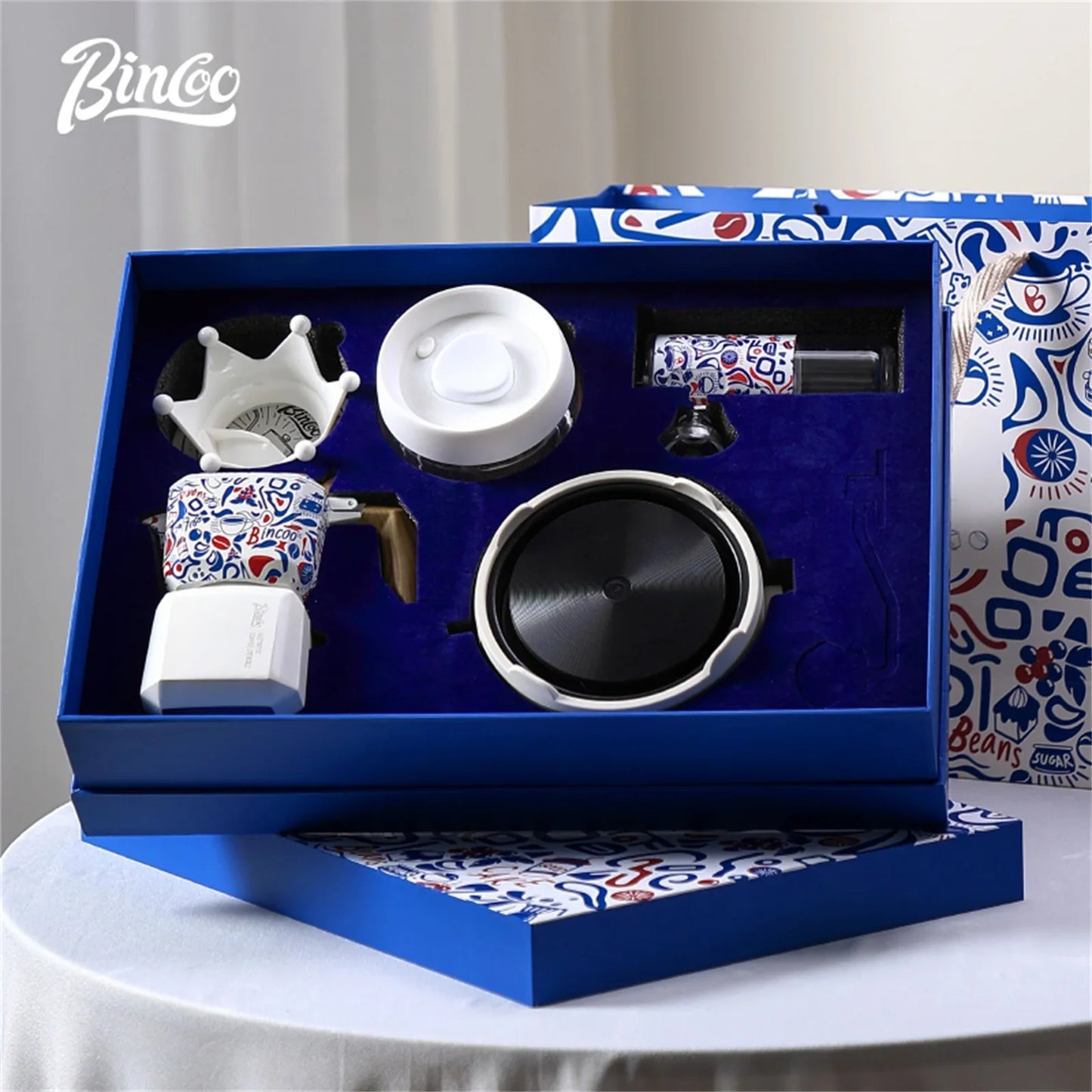 Dual Valve Square Moka Pot Set – Just Coffee Gift Edition