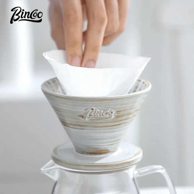 Ceramic Coffee Drip Filter Cup Set – Just Coffee Hand Brew Edition
