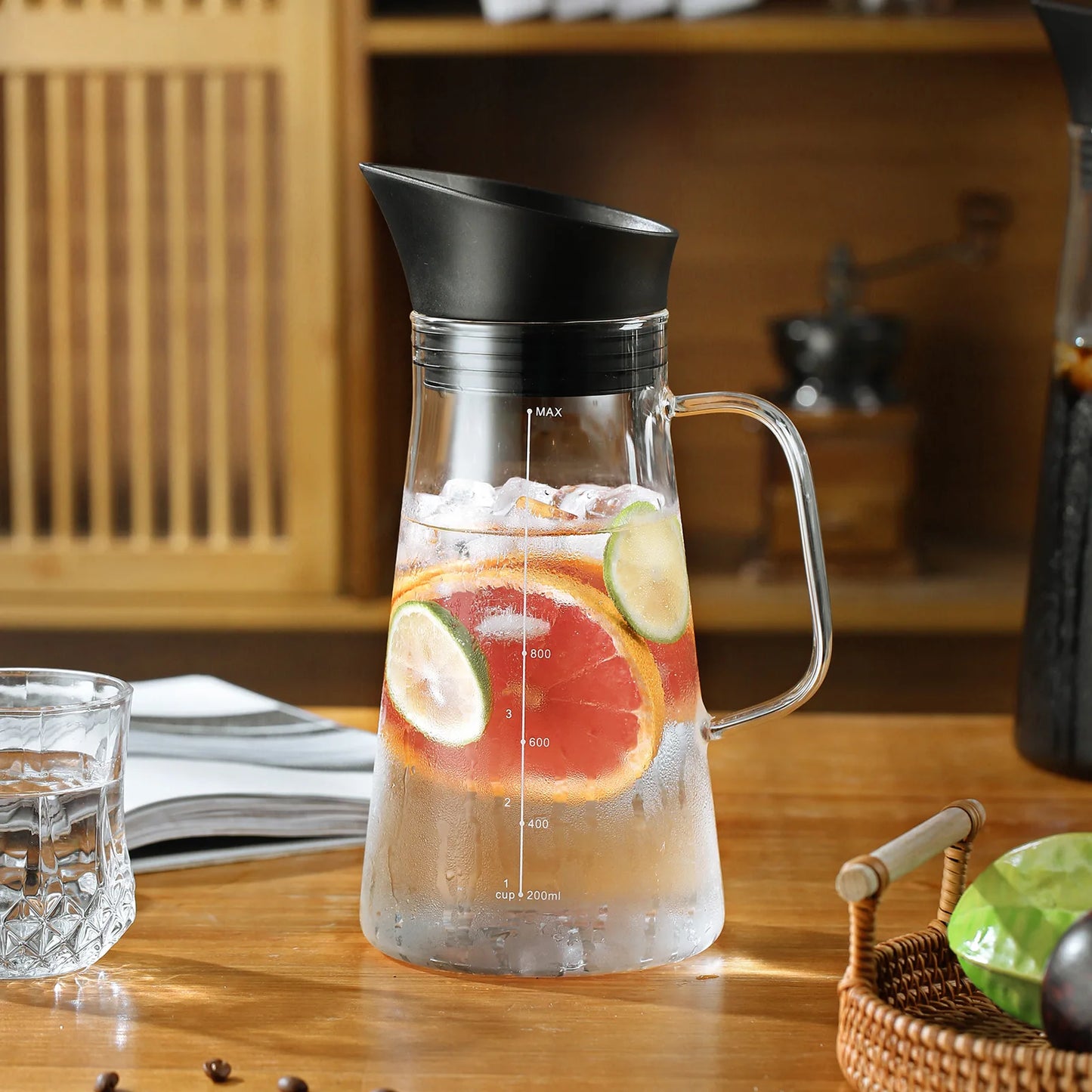 Cold Brew Coffee Maker – Just Coffee Removable Stainless Steel Filter Pitcher