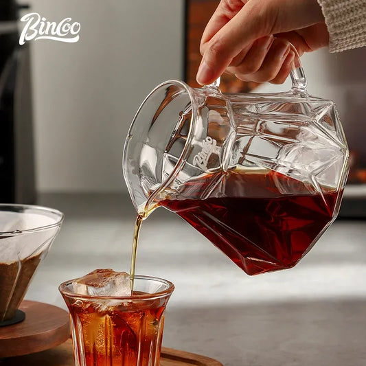 Hand Brew Coffee Maker Set – Just Coffee Glass Sharing Pot & Filter Cup