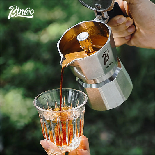 Stainless Steel Moka Pot – Just Coffee Barista Pro Edition