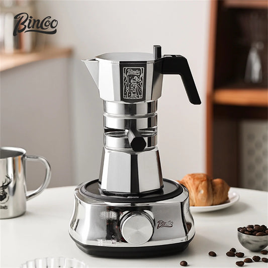 Thermostatic Double Valve Moka Pot – Just Coffee Classic Stovetop Espresso Maker