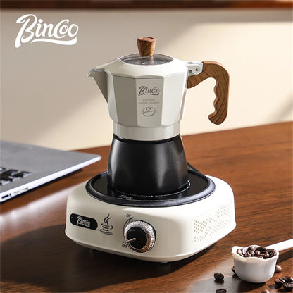 Dual Valve Moka Pot – Just Coffee Italian Espresso Maker 220V Set