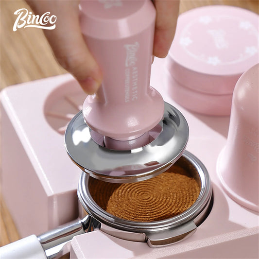 Coffee Tamper & Distributor 51/58mm – Just Coffee Calibrated Spring Leveler