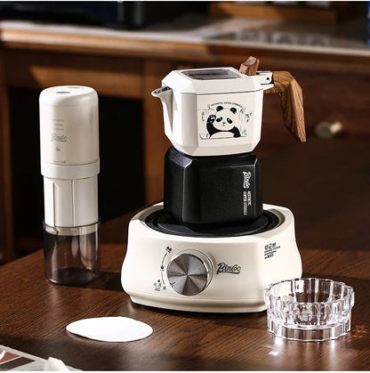 Double Valve Moka Pot Set – Just Coffee Italian Espresso & Mocha Maker