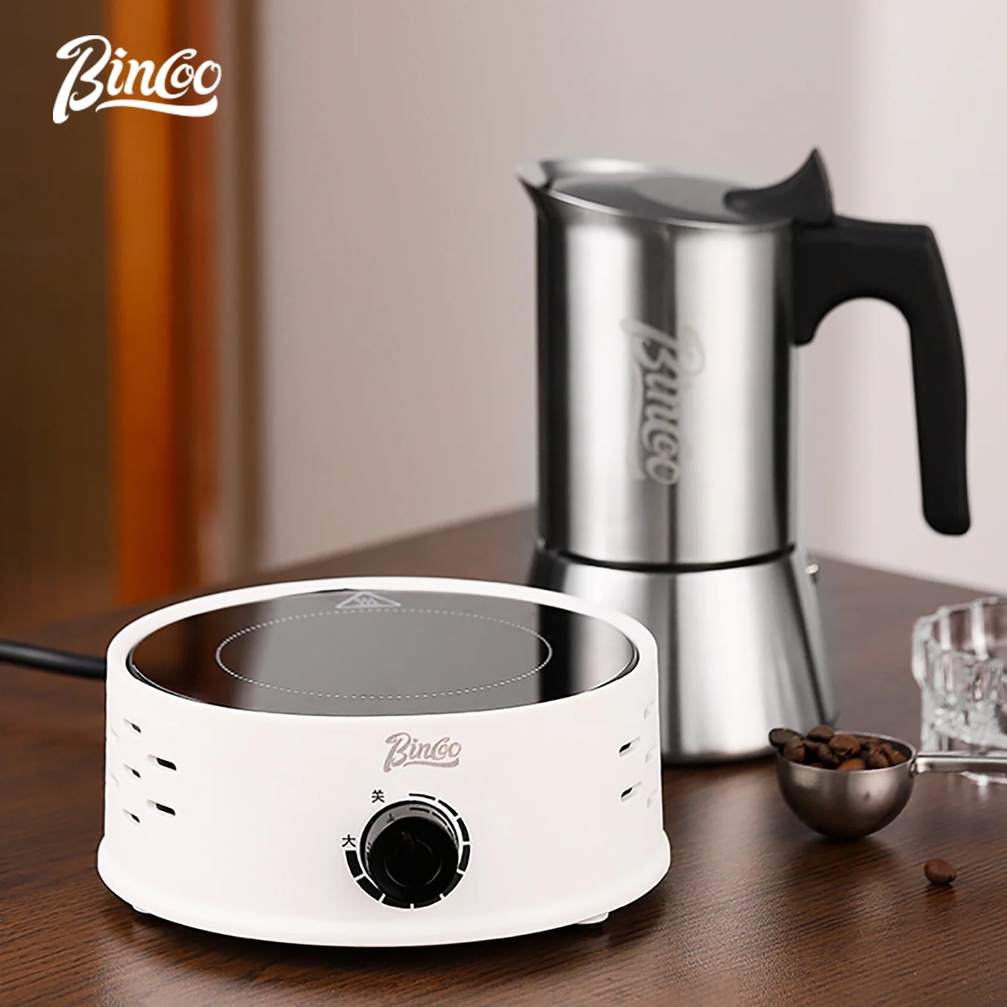 Stainless Steel Moka Pot | Italian Coffee Maker – Just Coffee