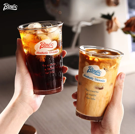 380ml Transparent Glass Coffee Cup – Just Coffee Wide Mouth Edition