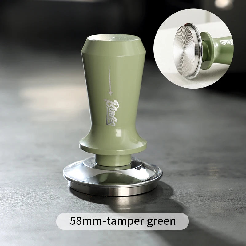 Elastic Coffee Tamper 51/58mm – Just Coffee Black & White Edition