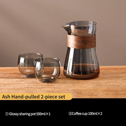 Glass Coffee Sharing Pot Set 500ml – Just Coffee Pour Over Dripper V01
