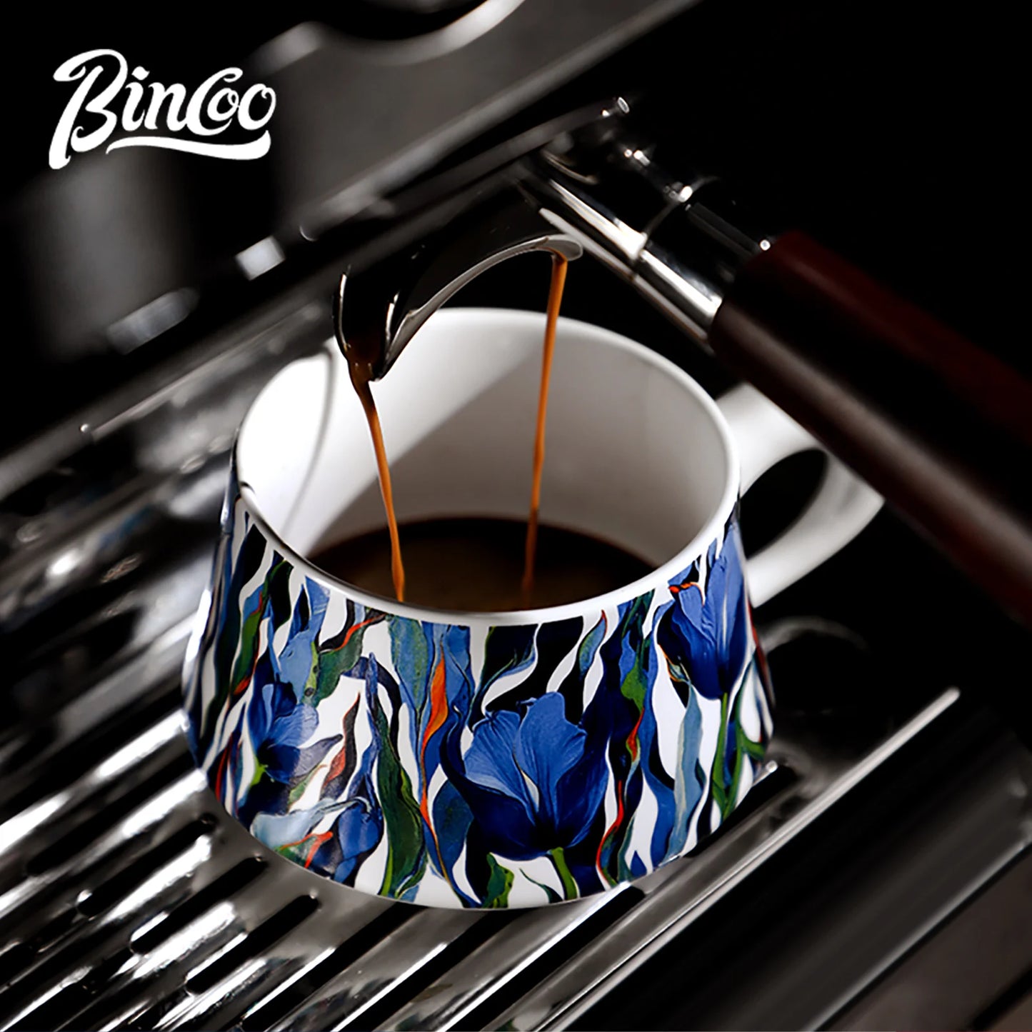 Ceramic Coffee Cup with Saucer 260ml – Just Coffee Latte Art Edition