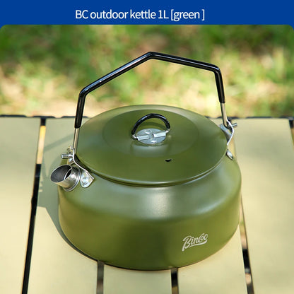 Outdoor Coffee Kettle 1L – Just Coffee Stainless Steel Camping Edition