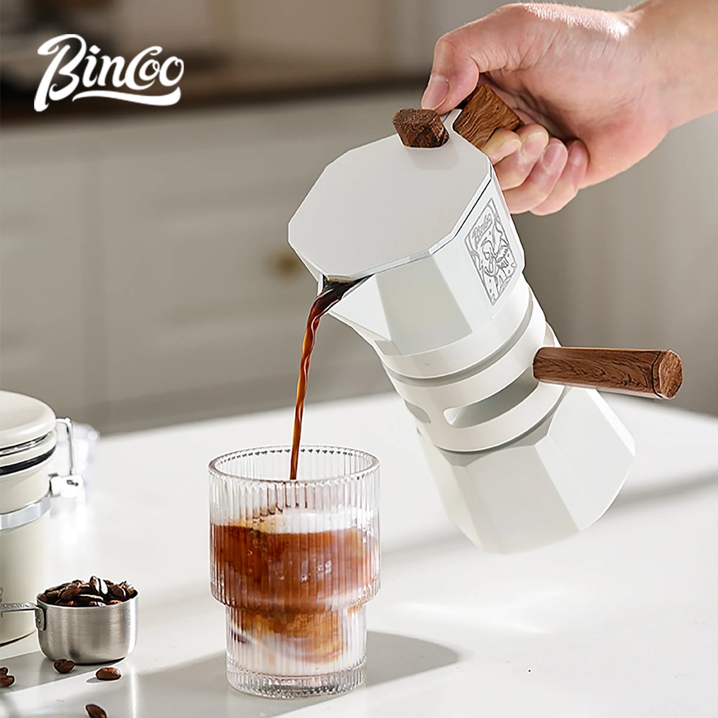 Dual Valve Moka Pot – Just Coffee Thermostatic Espresso Maker
