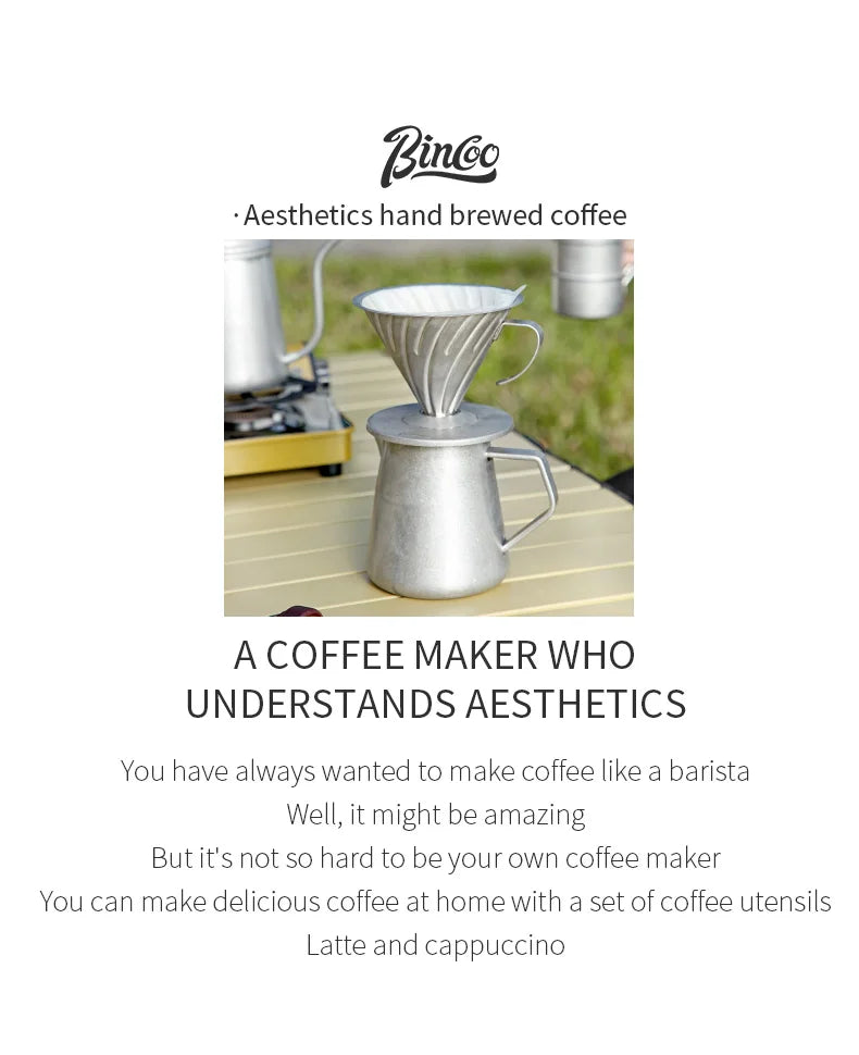 Stainless Steel Pour Over Coffee Dripper – Just Coffee V-Shaped Reusable Filter