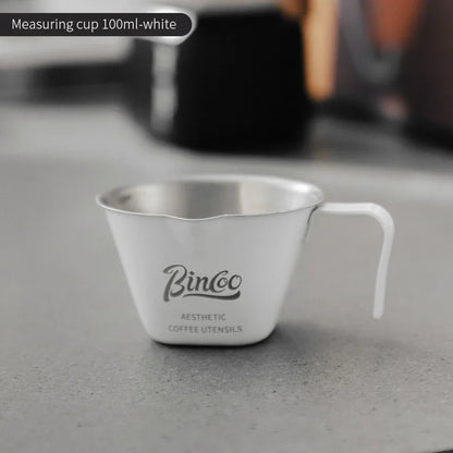 Stainless Steel Espresso Measuring Cup – Just Coffee Barista Edition