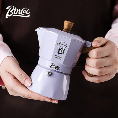 Dual Valve Moka Pot Set – Just Coffee 5-Piece Italian Espresso Kit 220V
