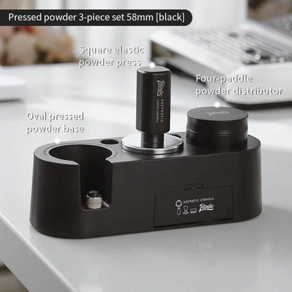 Coffee Tamper & Base Set 51/58mm – Just Coffee Barista Storage Edition