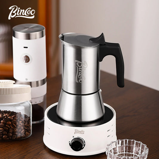 Stainless Steel Moka Pot | Italian Coffee Maker – Just Coffee
