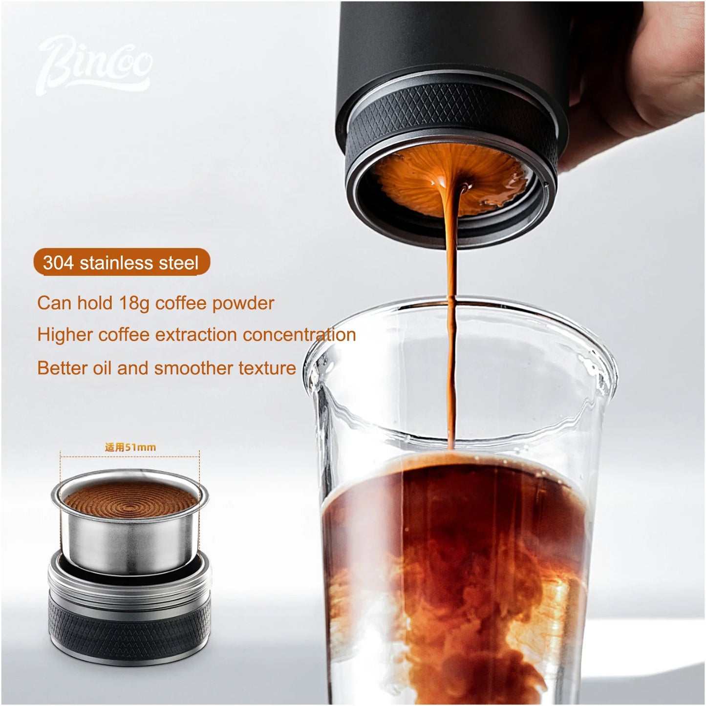 Portable Espresso Machine – Just Coffee H1Pro Travel Edition