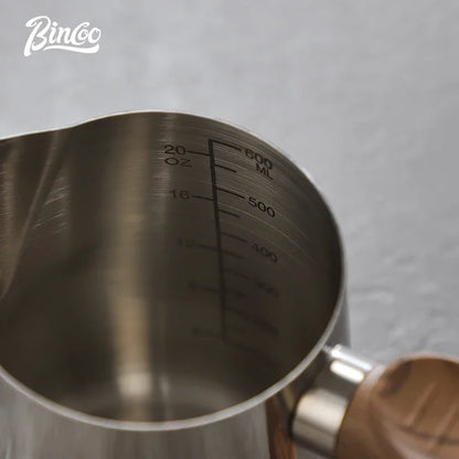 Stainless Steel Latte Milk Jug – Just Coffee Professional Frothing Cup