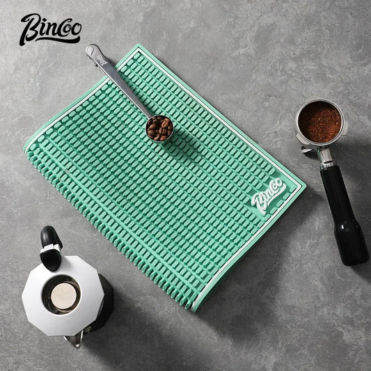 Green Coffee Bar Mat – Just Coffee Non-Slip Rubber Edition