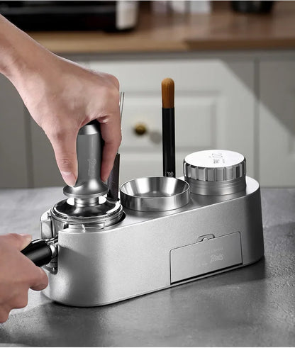 Coffee Tamper & Distributor 3-Piece Set – Just Coffee Italian Barista Kit