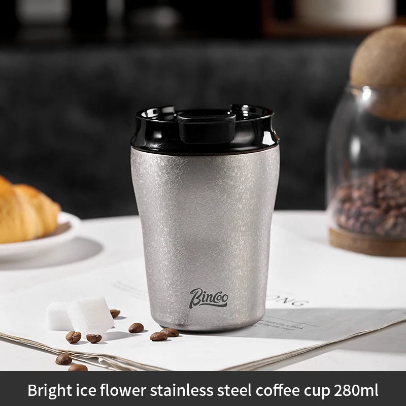 280ml Mini Thermos Coffee Mug – Just Coffee Vacuum Insulated Edition