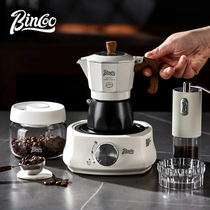 Moka Pot & Heater Kit – Just Coffee Dual Valve Portable Espresso Maker