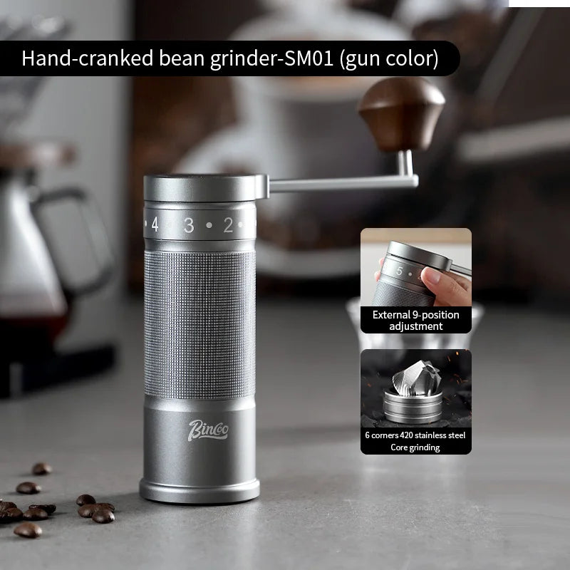 Manual Coffee Bean Grinder – Just Coffee Stainless Steel Core Hand Mill