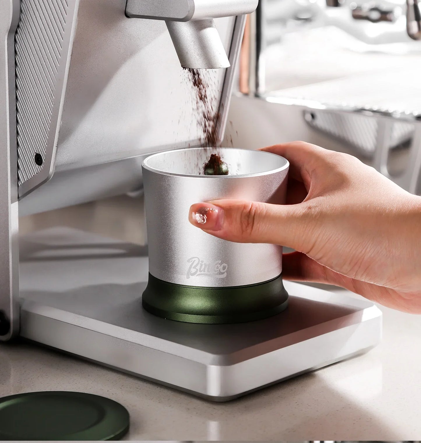 58mm Espresso Dosing Cup – Just Coffee Barista Shaker