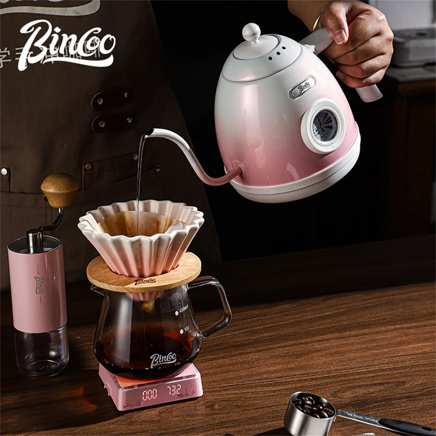 Smart Electric Gooseneck Kettle – Just Coffee Safety Temp Edition