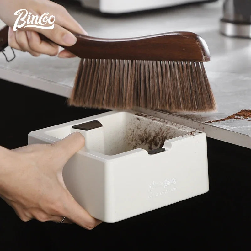 Square Coffee Knock Box – Just Coffee Barista Waste Drum