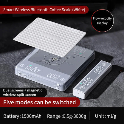 Wireless Digital Coffee Scale 3kg – Just Coffee Rechargeable Barista Edition
