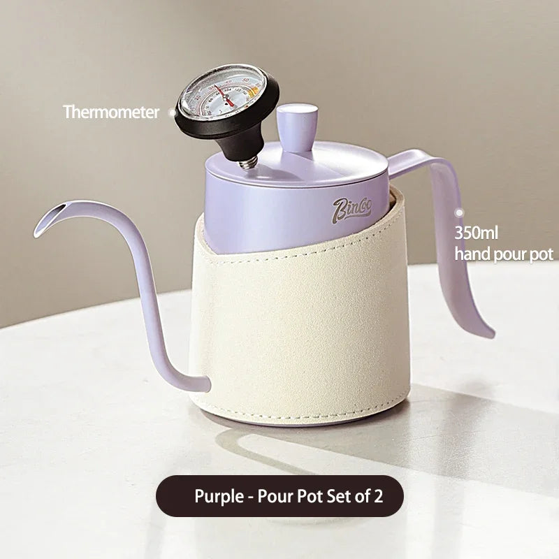 Ceramic Pour Over Coffee Pot Set – Just Coffee Sharing Pot & Filter Cup