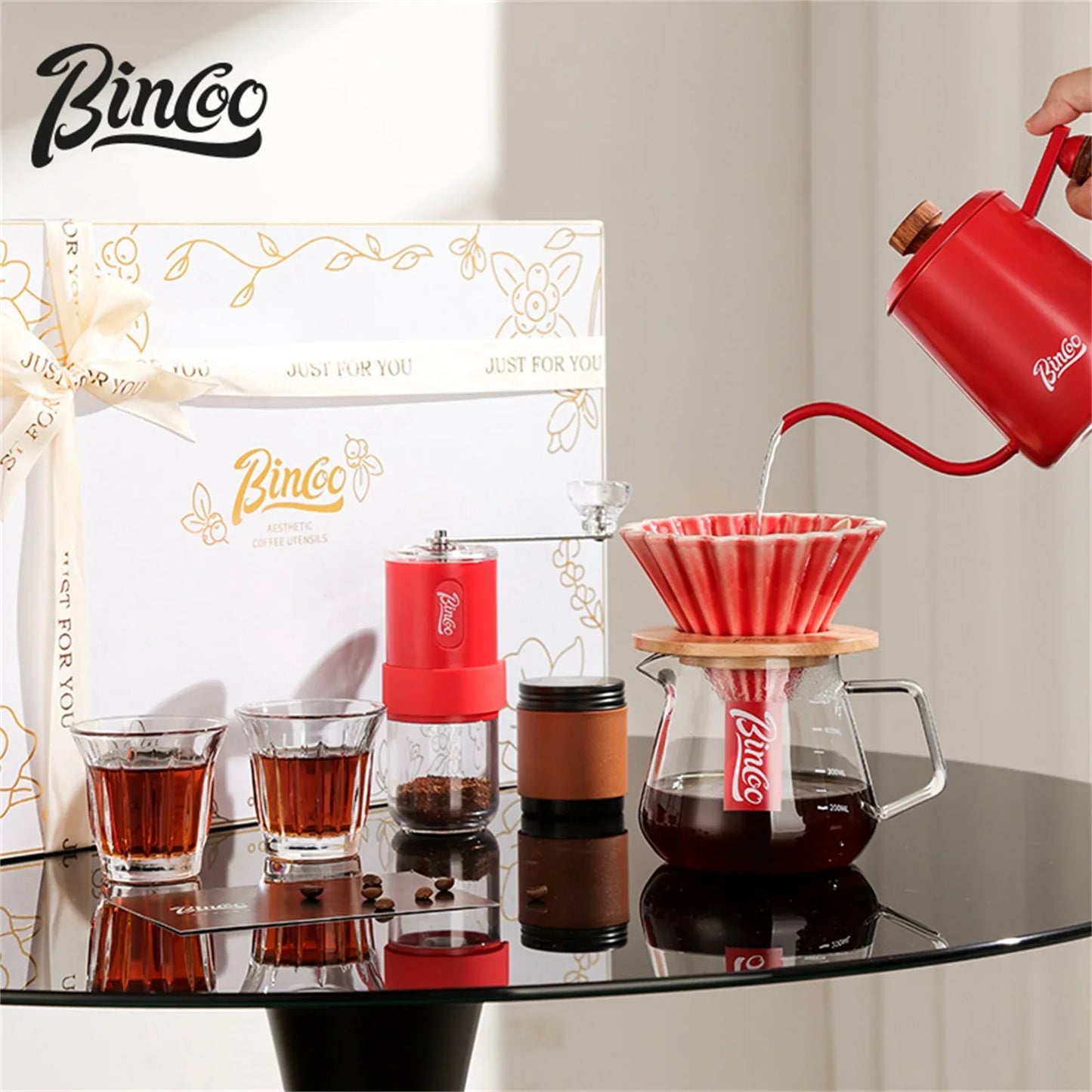 Hand Brew Coffee Gift Set – Just Coffee Ceramic Sharing Edition