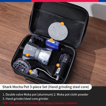 Stainless Steel Moka Pot – Just Coffee Barista Pro Edition