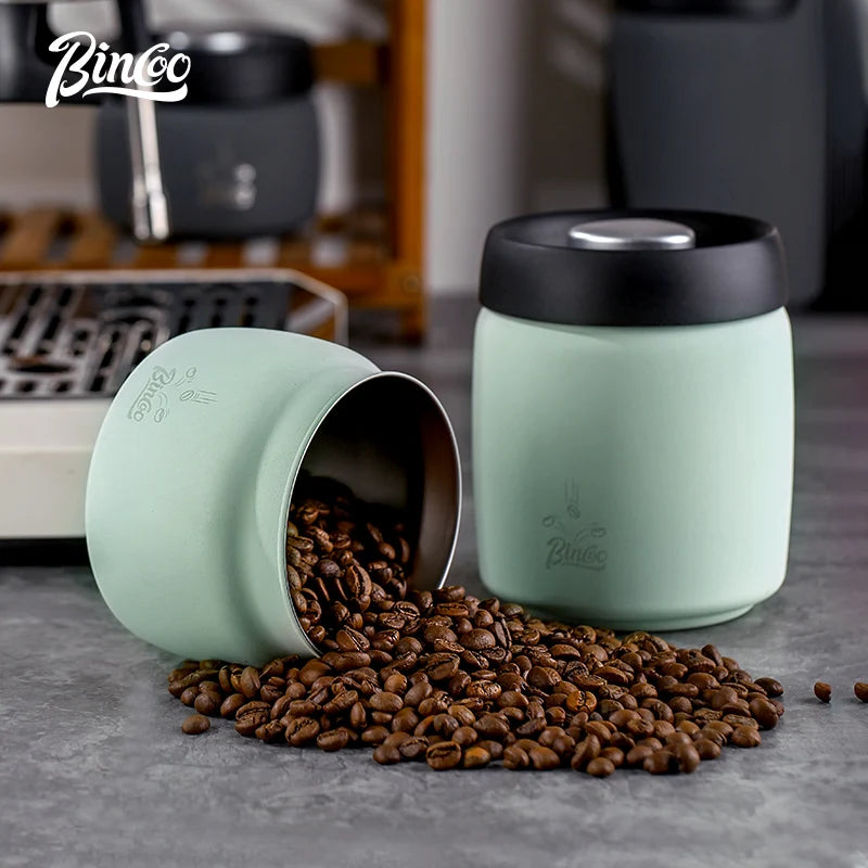 Stainless Steel Coffee Storage Canister – Just Coffee Vacuum Seal Tank