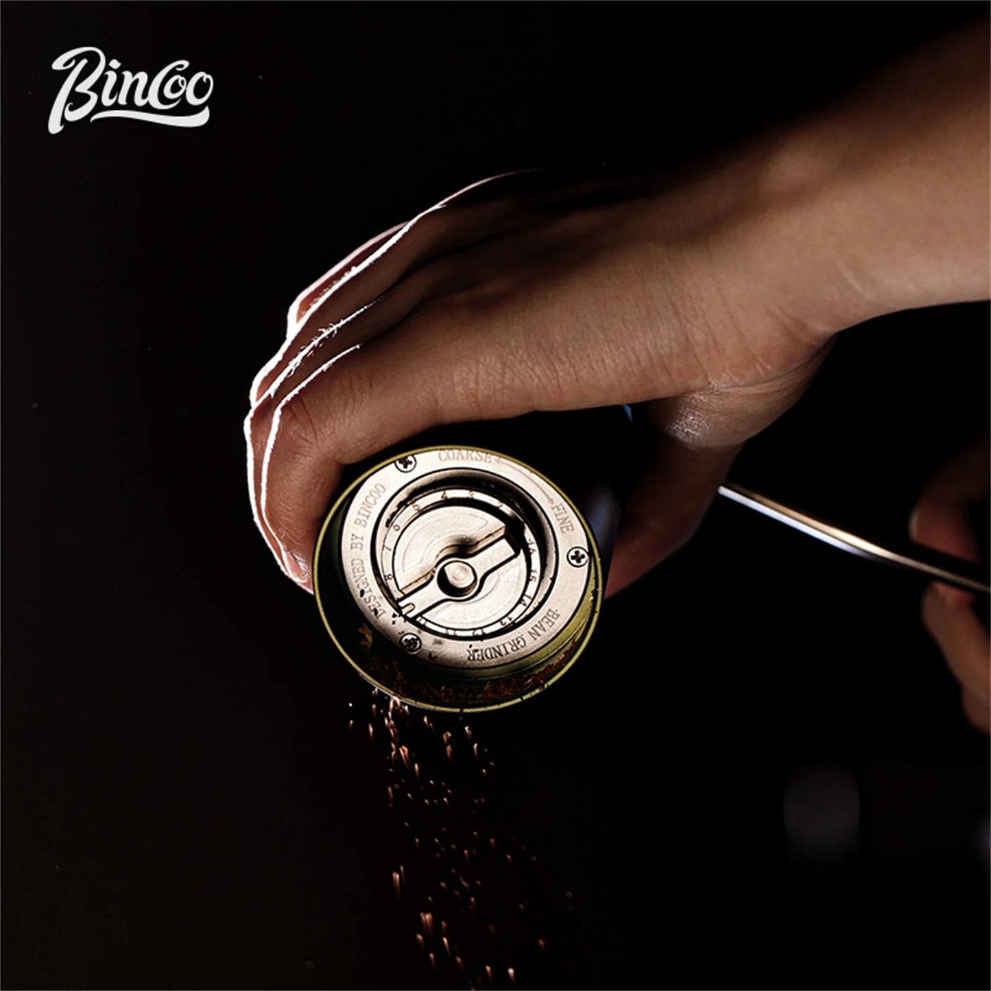Visual Manual Coffee Grinder – Just Coffee Portable CNC Burr Hand Mill