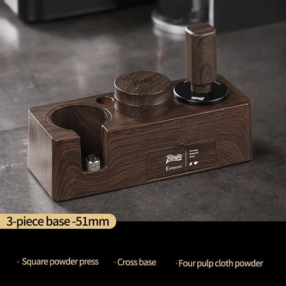 9-Piece Coffee Tamping Station Set 51–58mm – Just Coffee Barista Kit