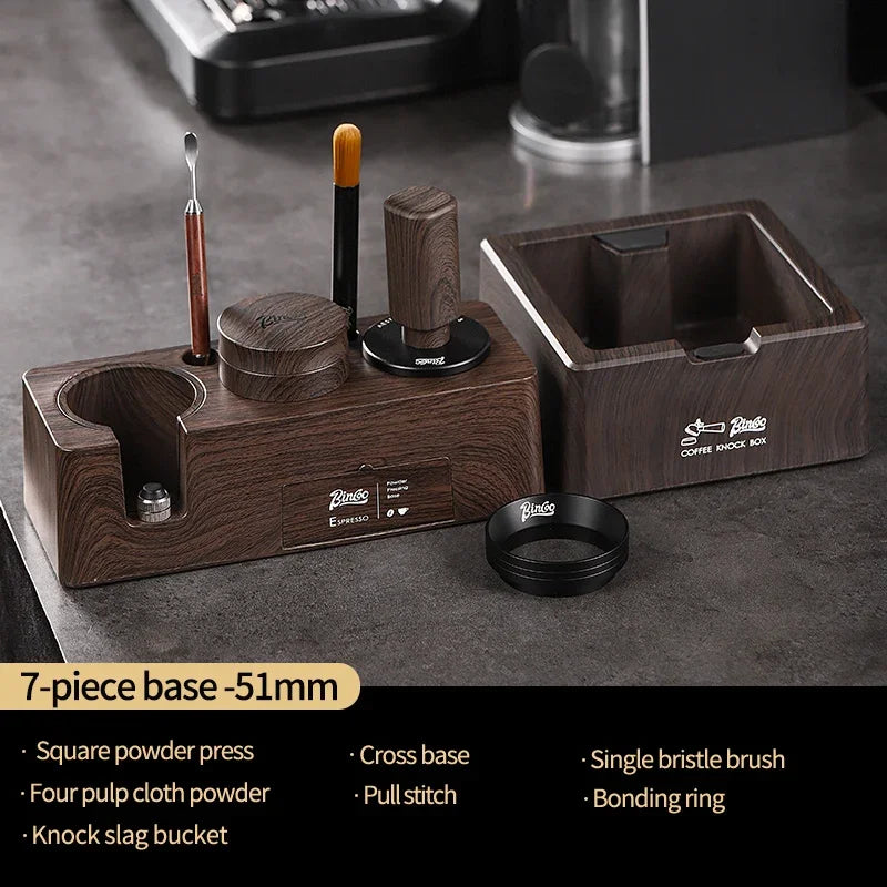 9-Piece Coffee Tamping Station Set 51–58mm – Just Coffee Barista Kit