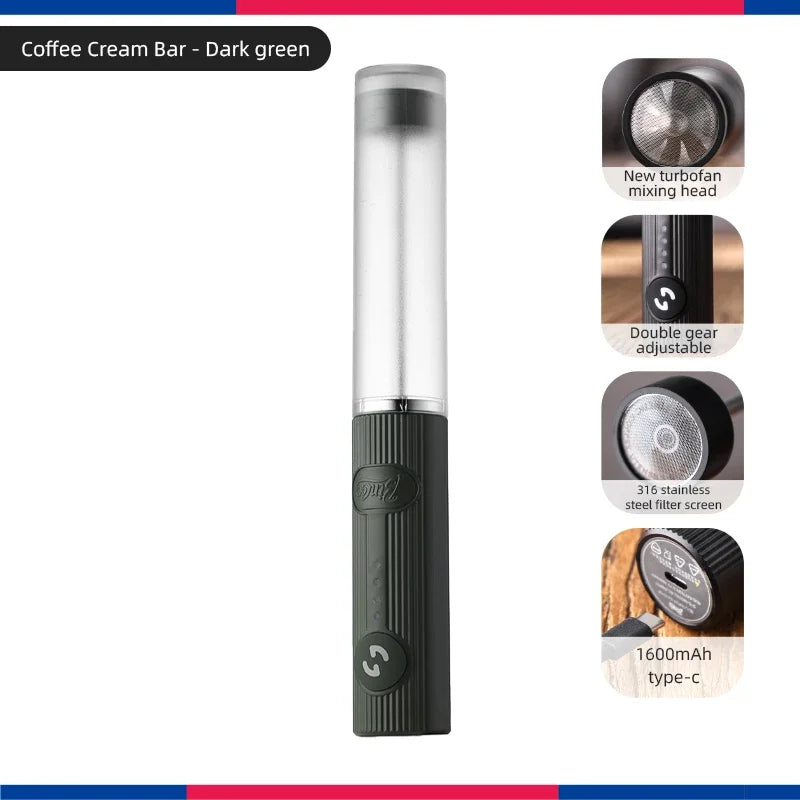 USB Rechargeable Coffee Frother – Just Coffee Electric Milk Mixer
