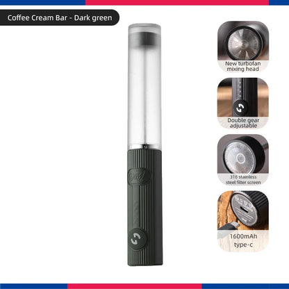 USB Rechargeable Coffee Frother – Just Coffee Electric Milk Mixer
