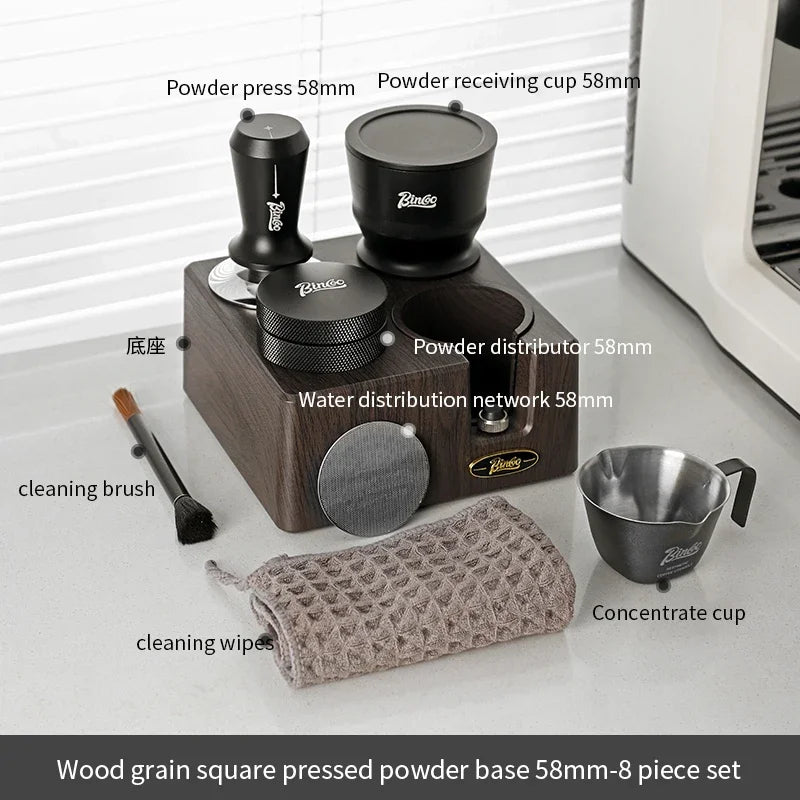 Wood Grain Square Coffee Knock Box – Just Coffee Large Barista Bucket