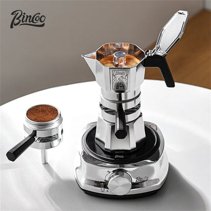 Thermostatic Double Valve Moka Pot – Just Coffee Classic Stovetop Espresso Maker