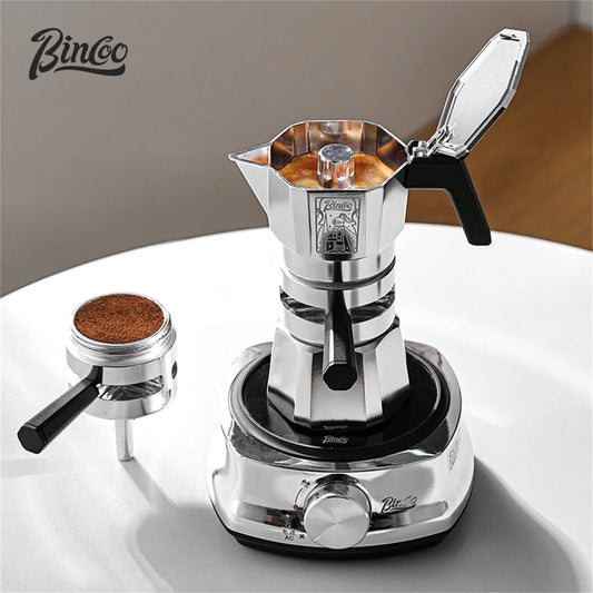 Thermostatic Double Valve Moka Pot – Just Coffee Classic Stovetop Espresso Maker