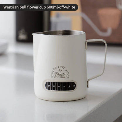 Milk Frothing Pitcher 400/600ml – Just Coffee Temp Display Edition