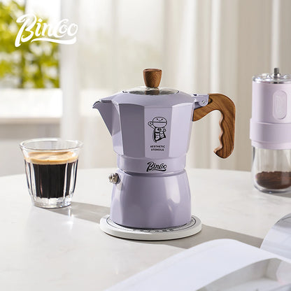 Dual Valve Moka Pot – Just Coffee Italian Espresso Maker for Camping