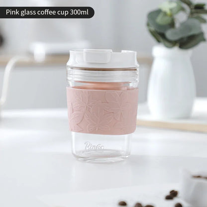 300ml Borosilicate Glass Coffee Cup – Just Coffee Insulated Edition