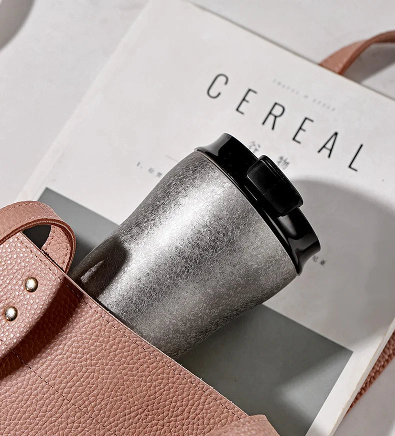 280ml Mini Thermos Coffee Mug – Just Coffee Vacuum Insulated Edition